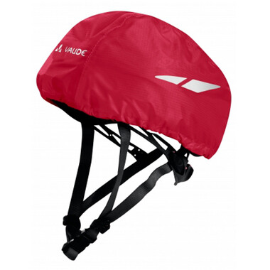 VAUDE Kids Helmet Rain Cover Red/White 2023 0